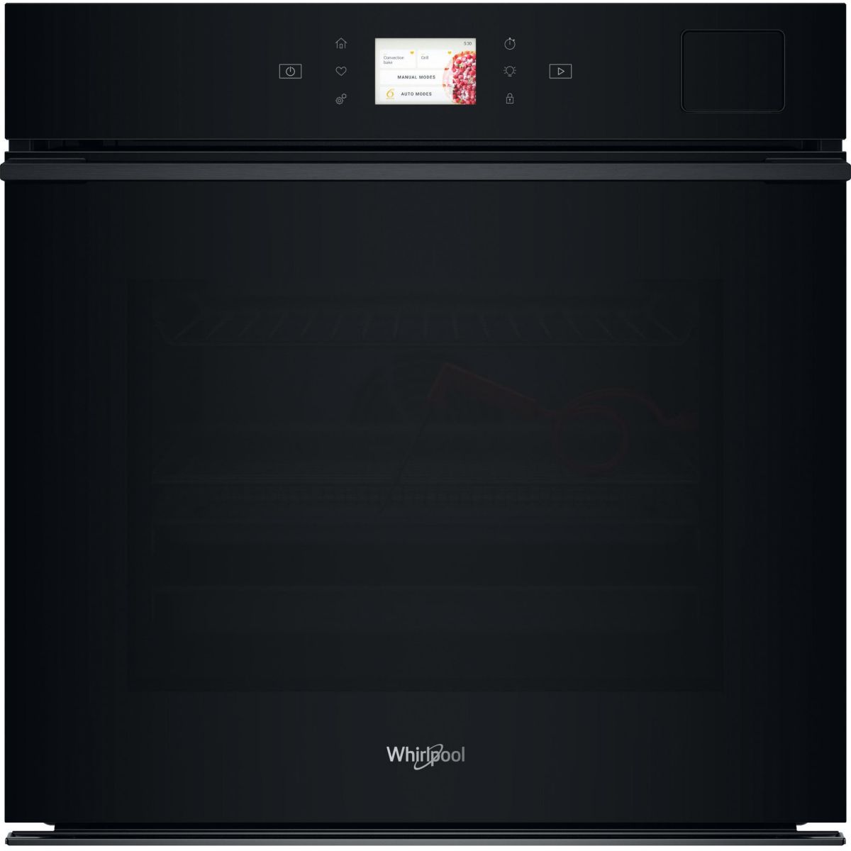 Four encastrable WOI9A8FPT2SBAF Collection W9 - Pyrolyse, 6ème Sens, Sonde de Cuisson, Ecran TFT couleur unique, WHIRLPOOL