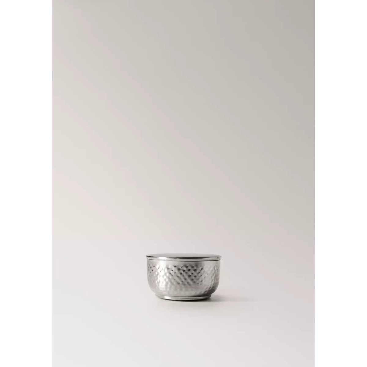 Grande boîte en bois martelé argent, MANGO HOME