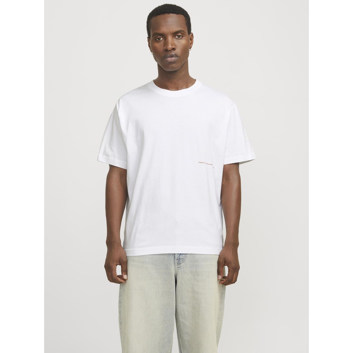 T-Shirt bright white, JACK & JONES