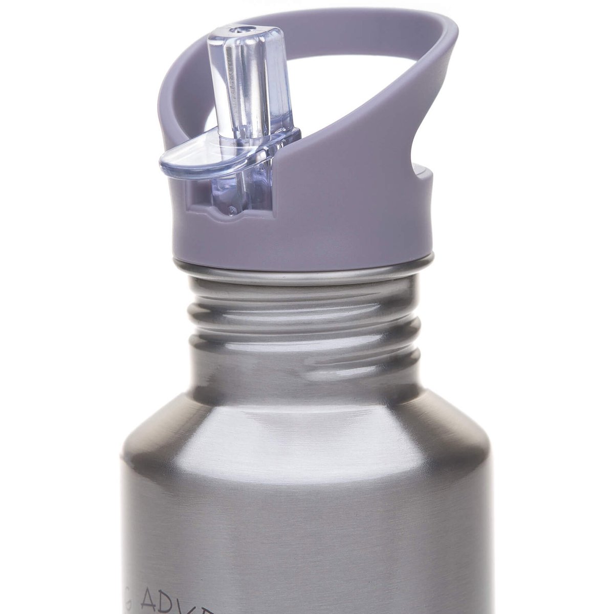 Gourde en inox violet, argenté, LASSIG