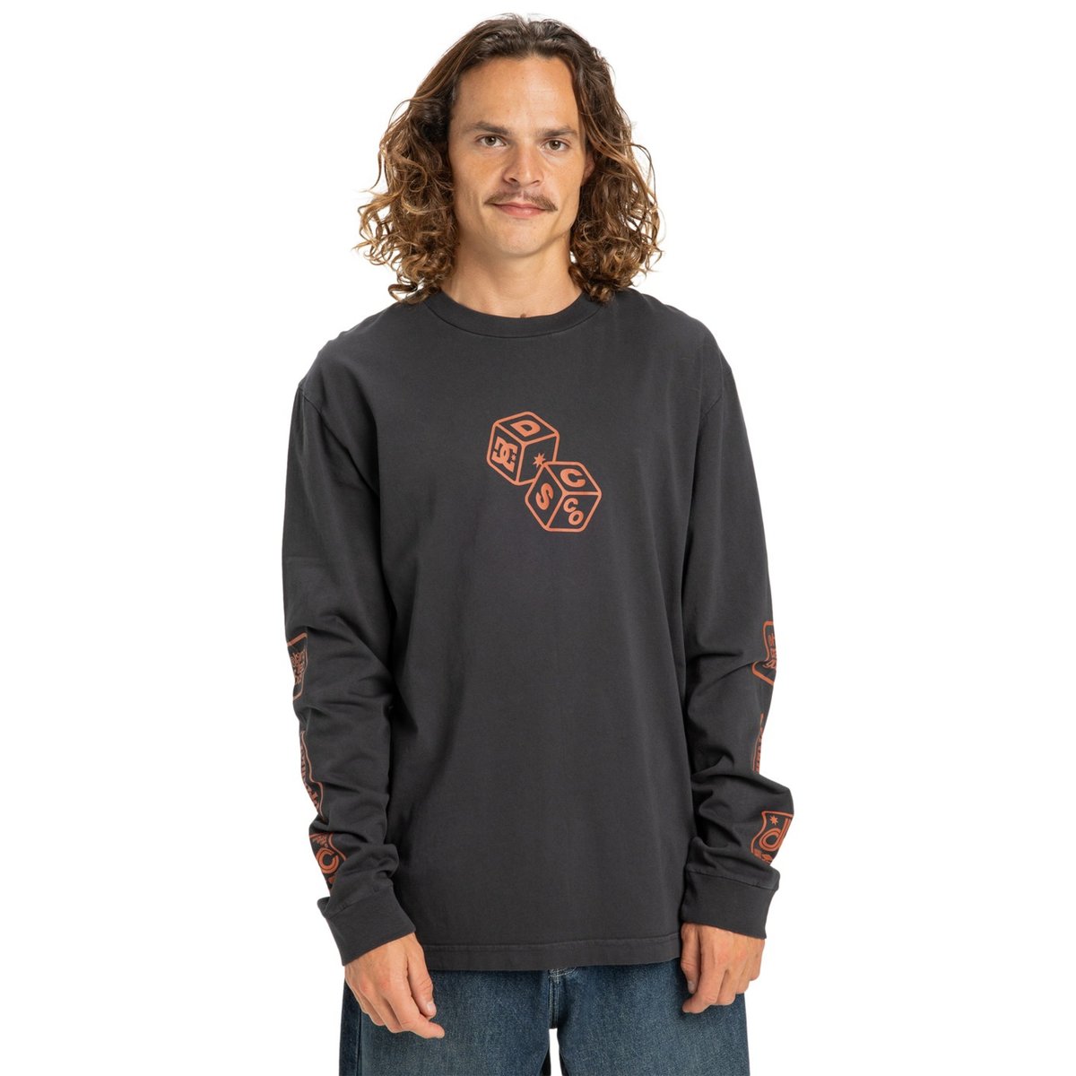 T-shirt manches longues HI ROLLING HLS. noir black, DC SHOES