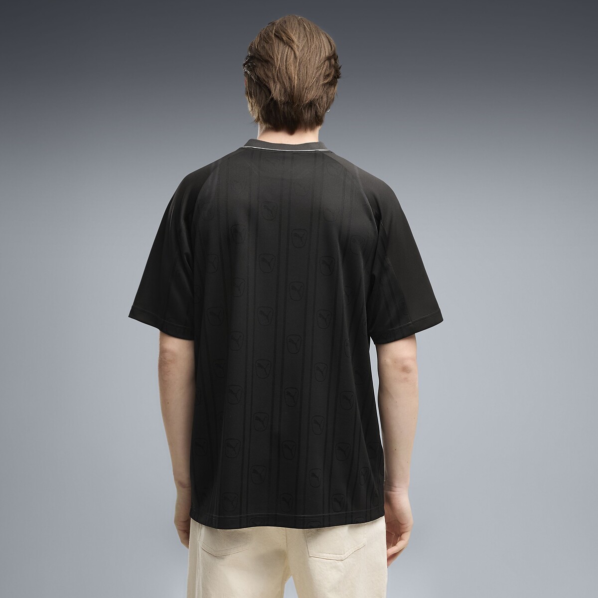 T-shirt de manga curta, corte descontraído, Puma Class preto , PUMA