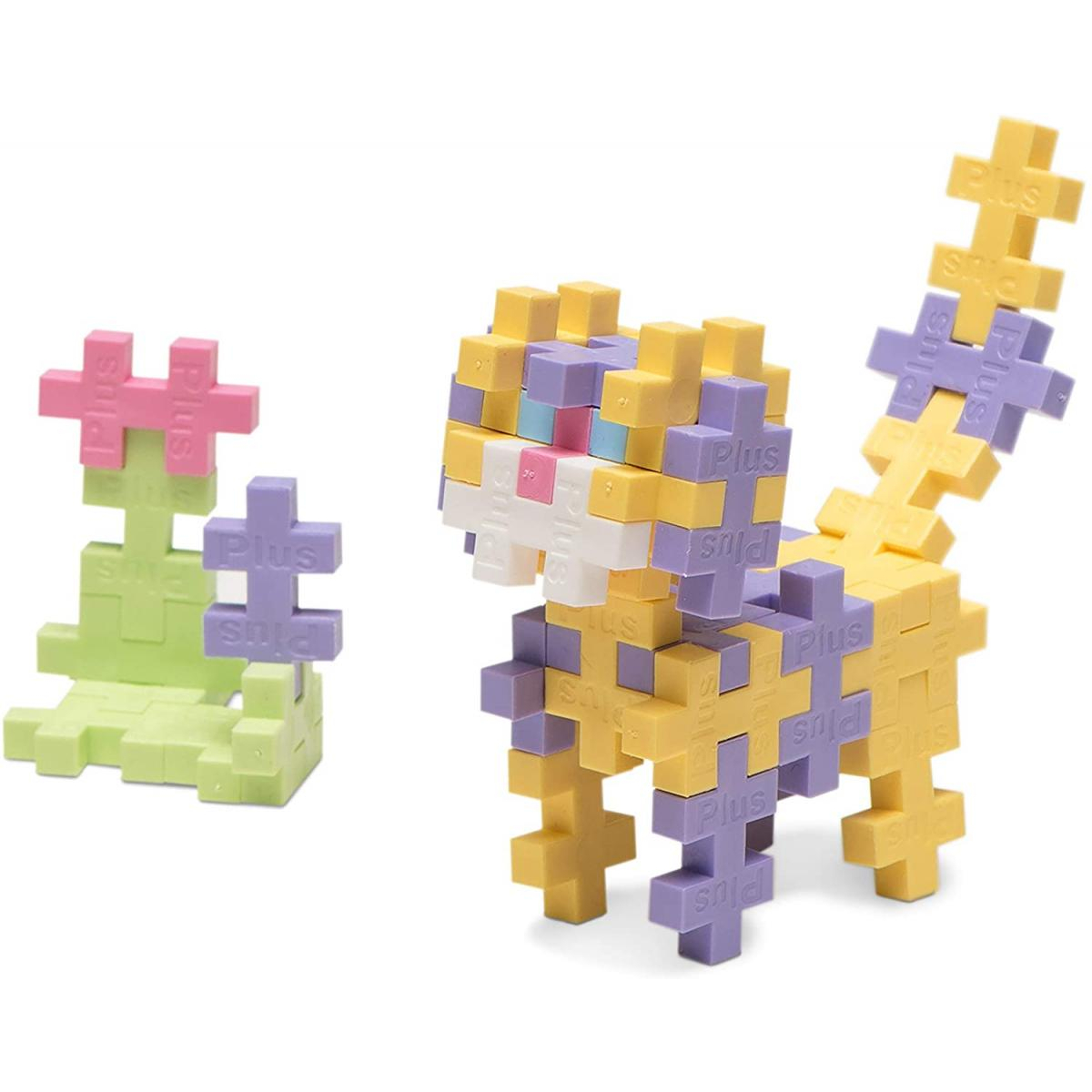 Plus-Plus Box Mini Pastel 600 pcs couleur unique, PLUSPLUS