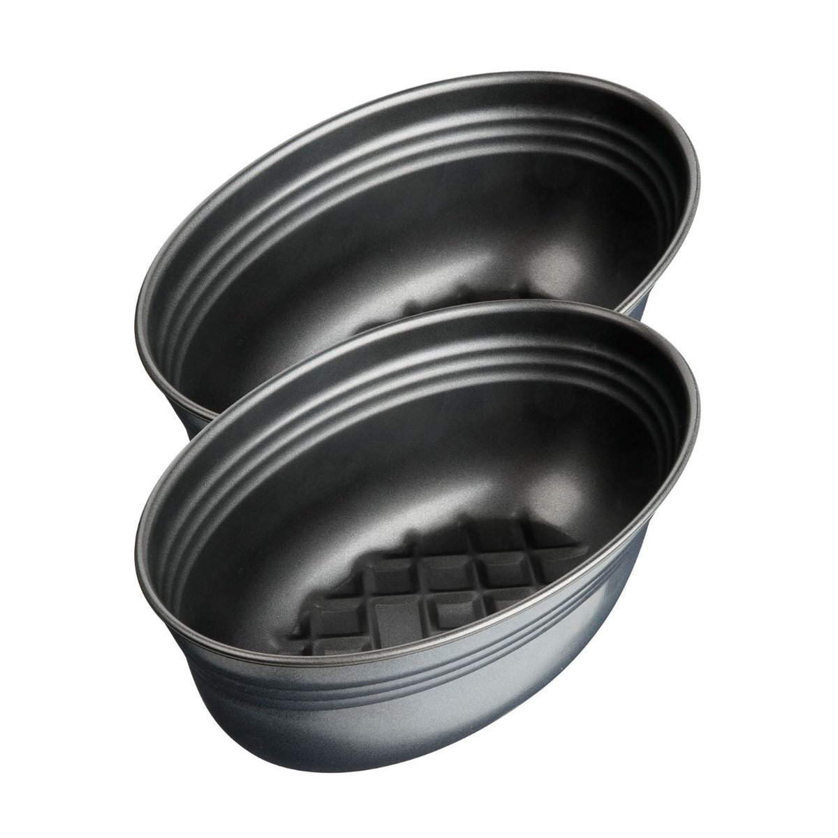 Lot de 2 moules à gâteaux 26/26 cm Black metallic Black noir, ZENKER