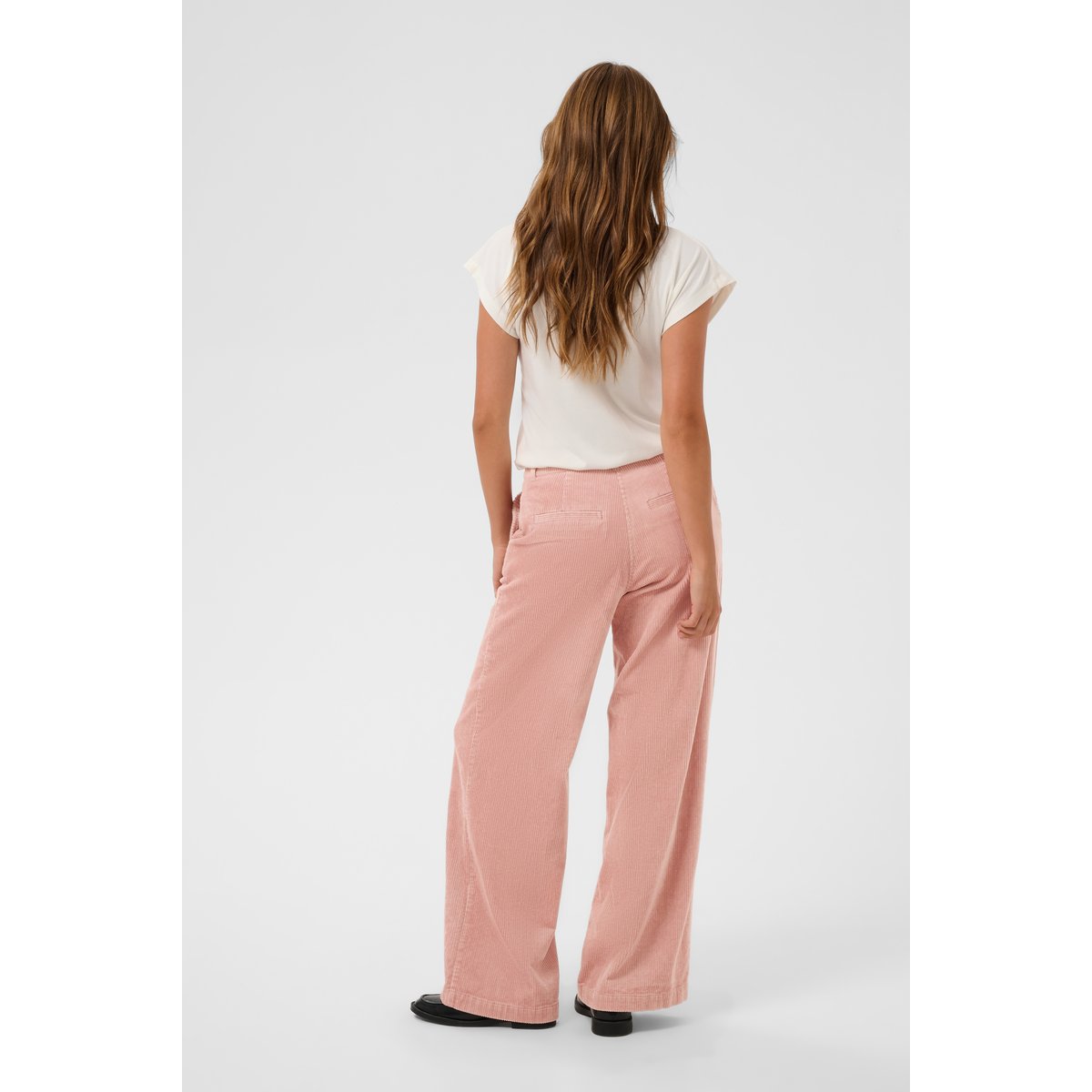 Pantalon casual rose pale mauve, KAFFE