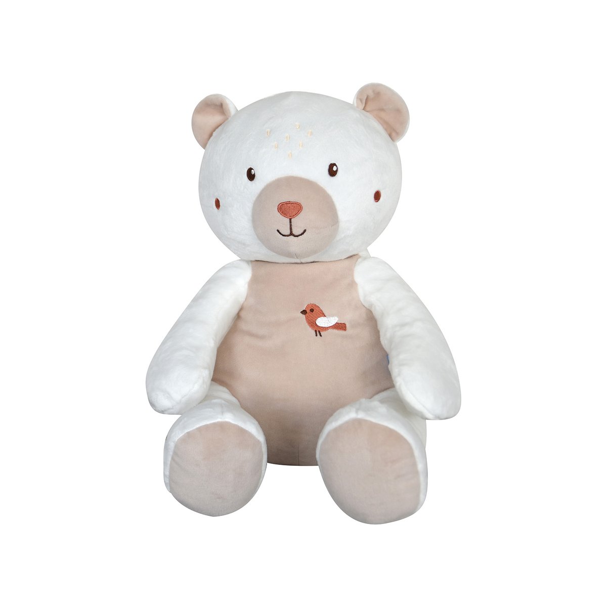 Range pyjama ours peppino velours doux beige, SUCRE D'ORGE