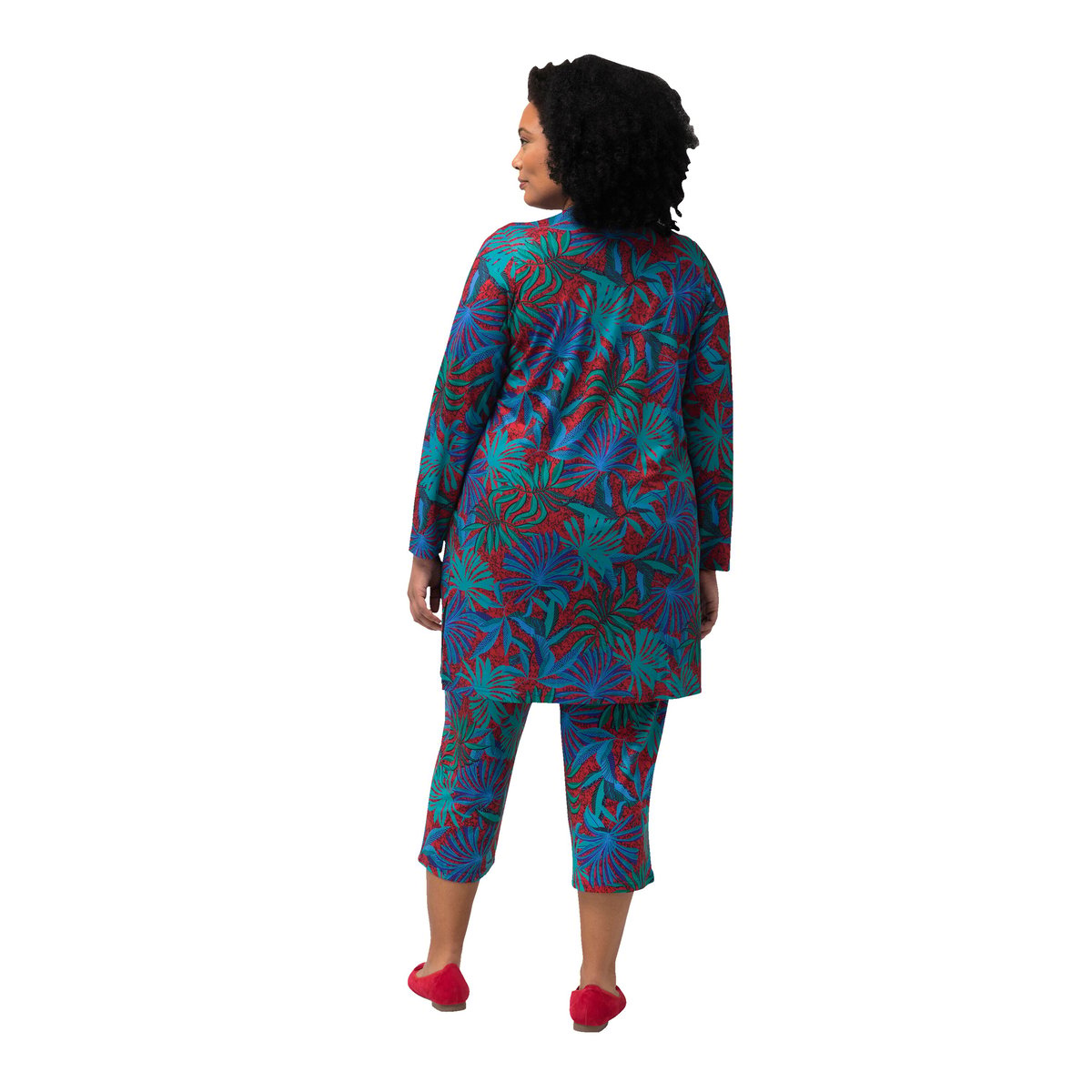 Veste en jersey à col V et manches longues salsa, ULLA POPKEN