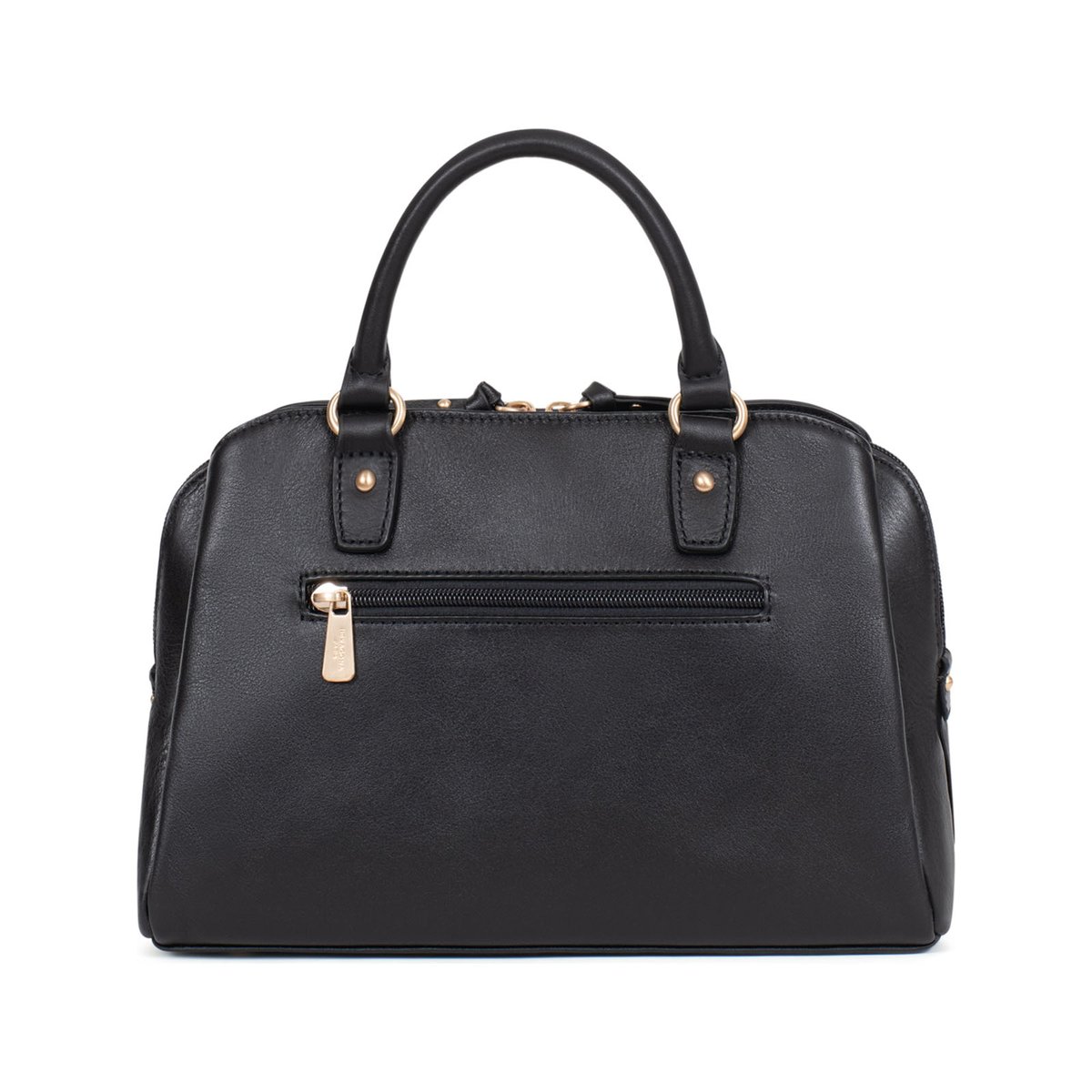 Sac porté main 2 poignées  TAIMA noir, HEXAGONA