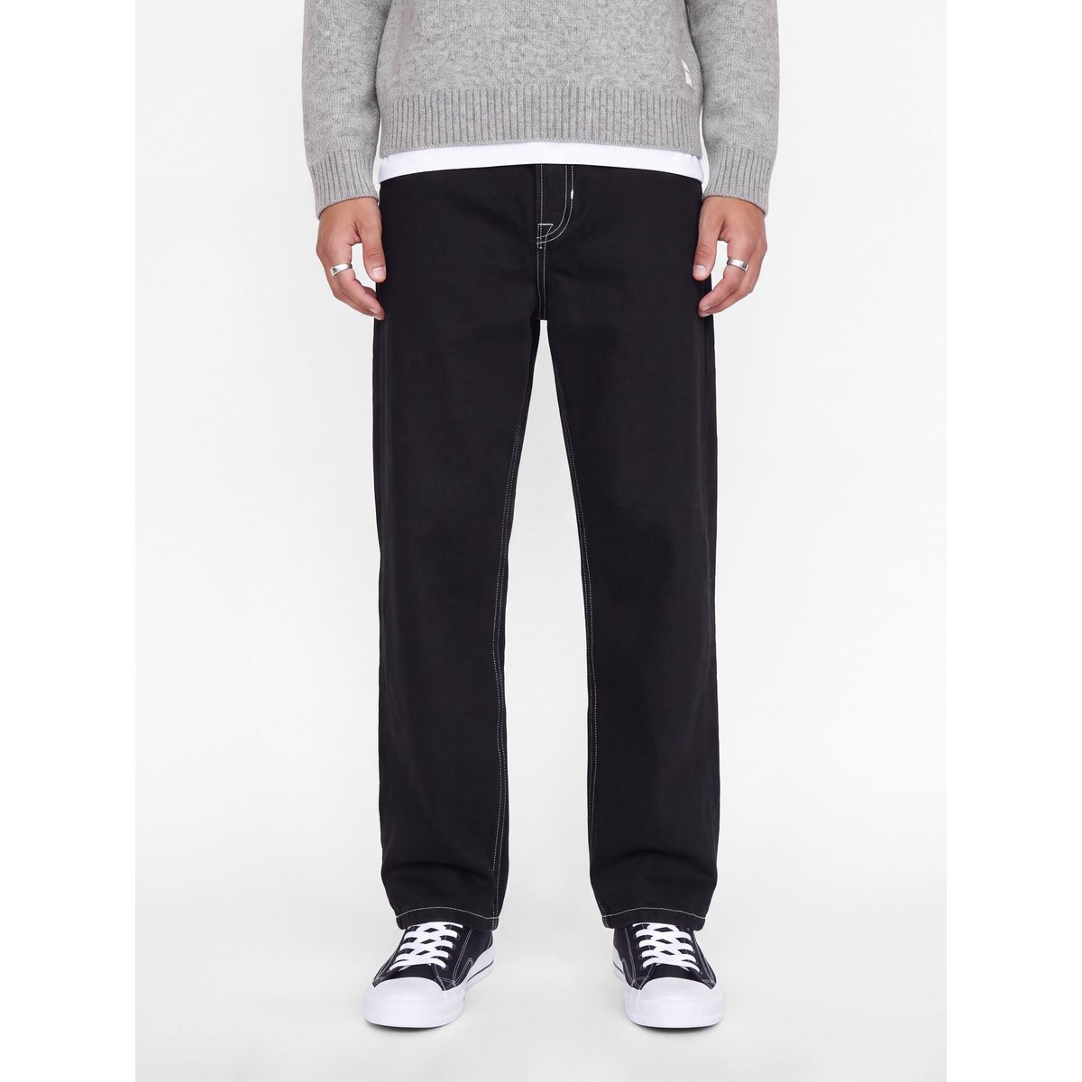 Jean Baggy Fit black denim 1, JACK & JONES