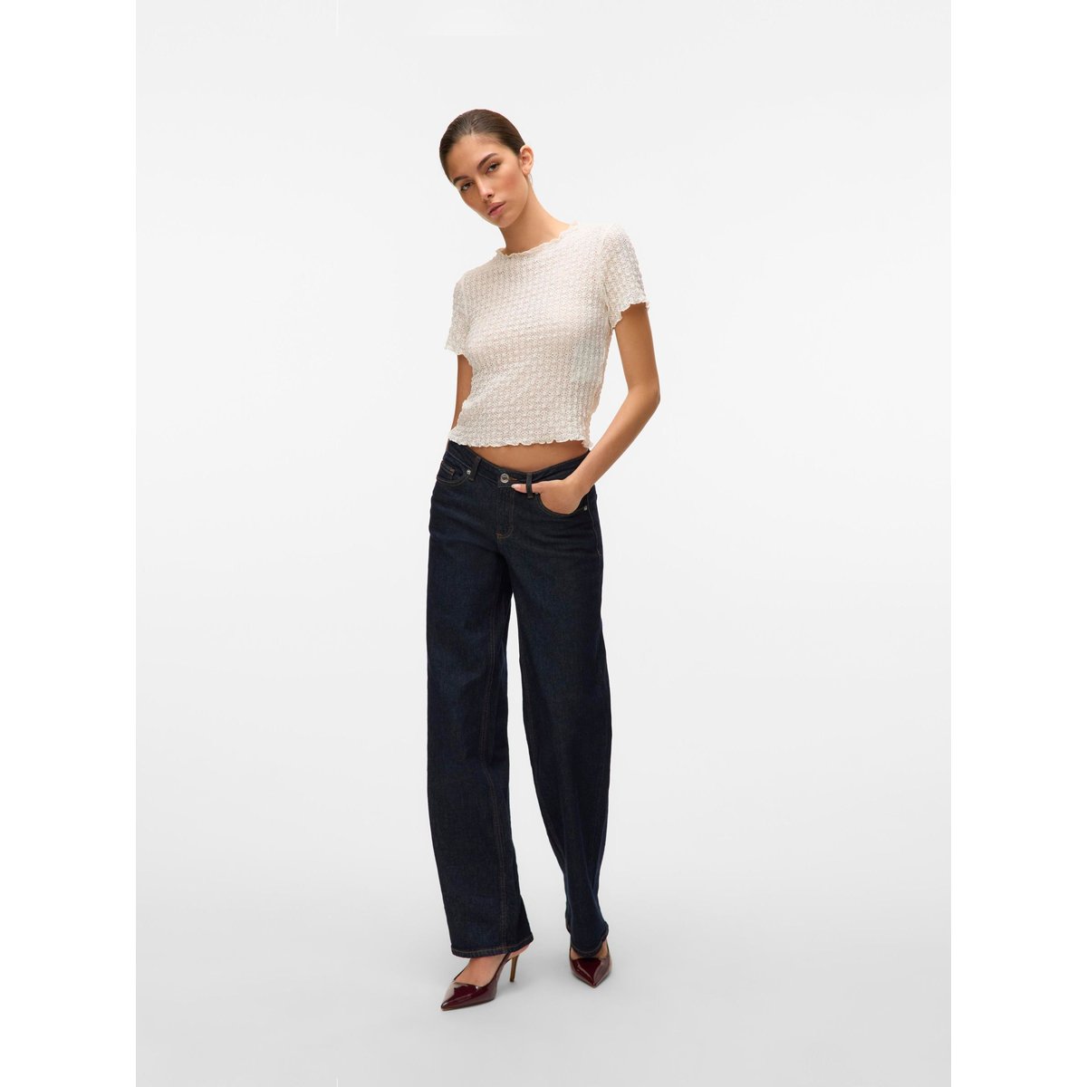 Top snow white, VERO MODA
