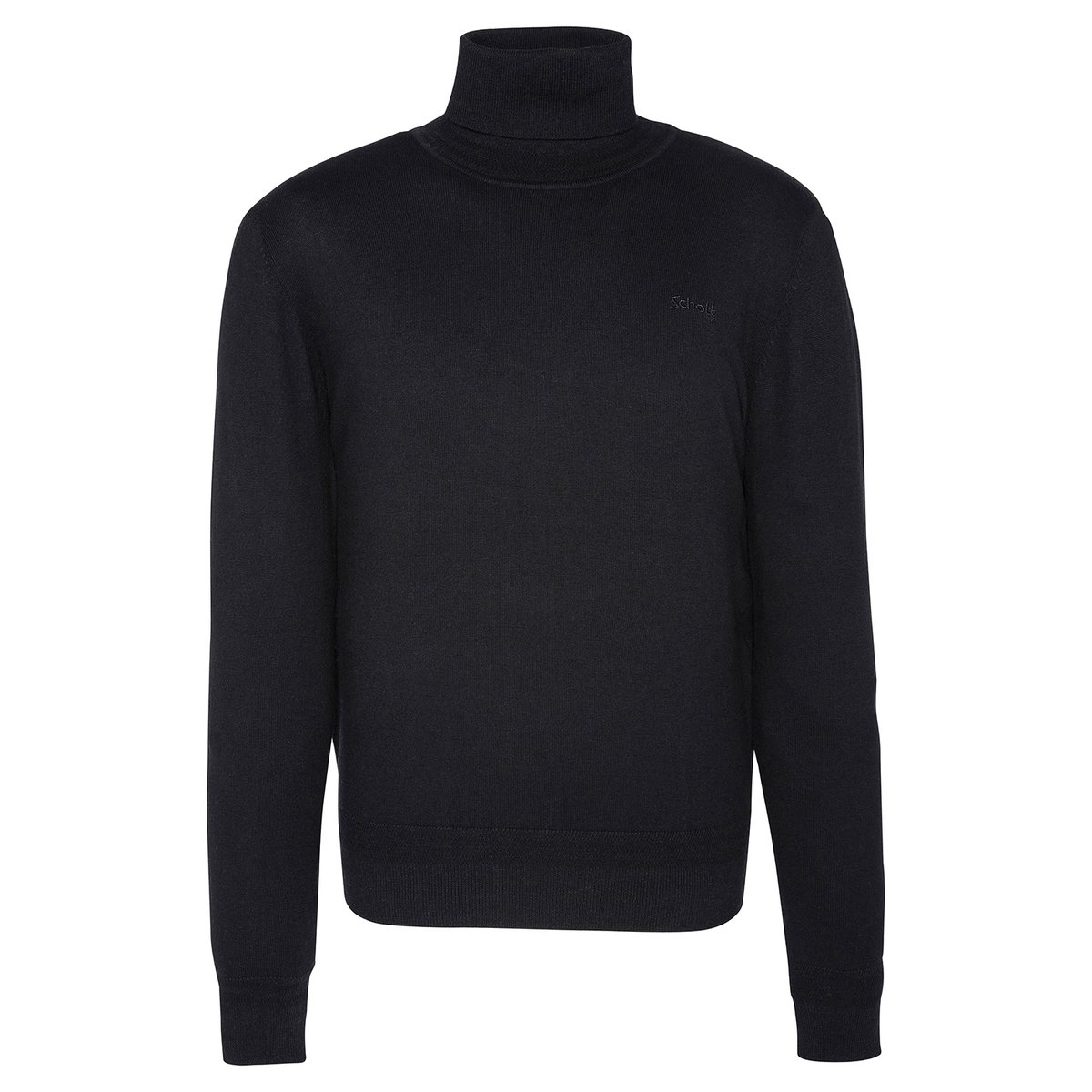 Pull col roulé camel, SCHOTT