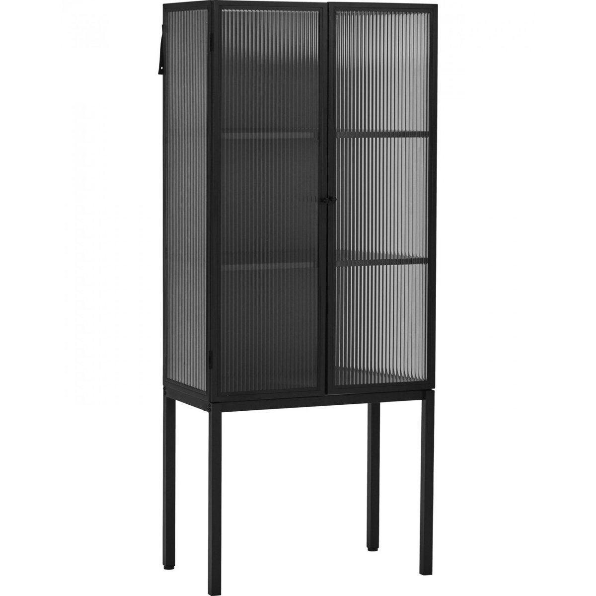 Vitrine en métal Cabin noir, HOUSE DOCTOR