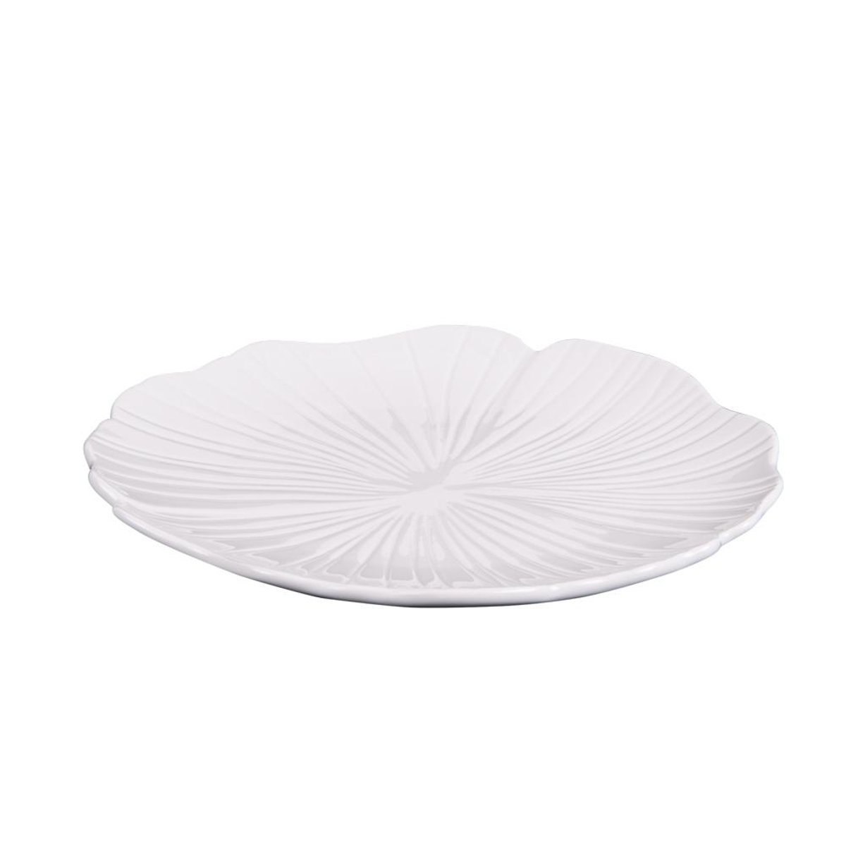Assiette à dessert Ginkgo 20 cm (lot de 6) blanc, TABLE PASSION