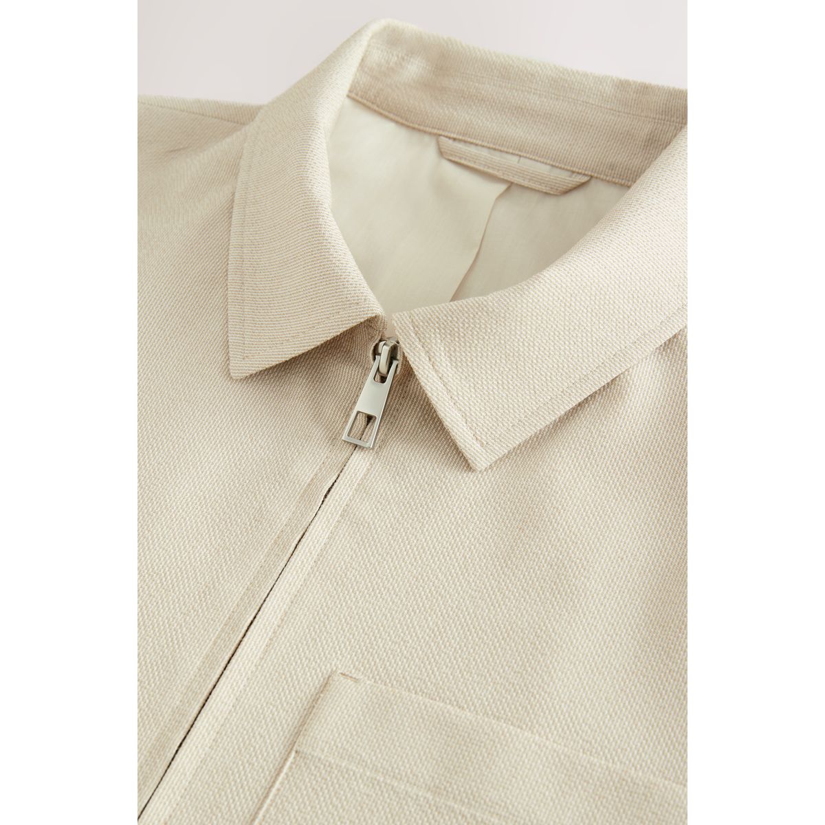 Veste-chemise habillée à rayures naturel, NEXT