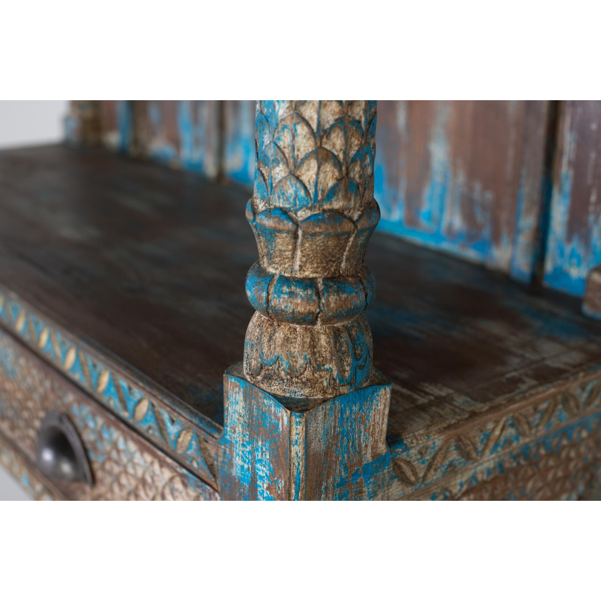 Etagère bleu, DECORATION D’AUTREFOIS