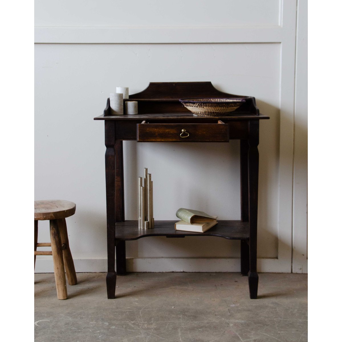 Bureau brun foncé Edouard N°725 - Bon état marron, DEBONGOUT