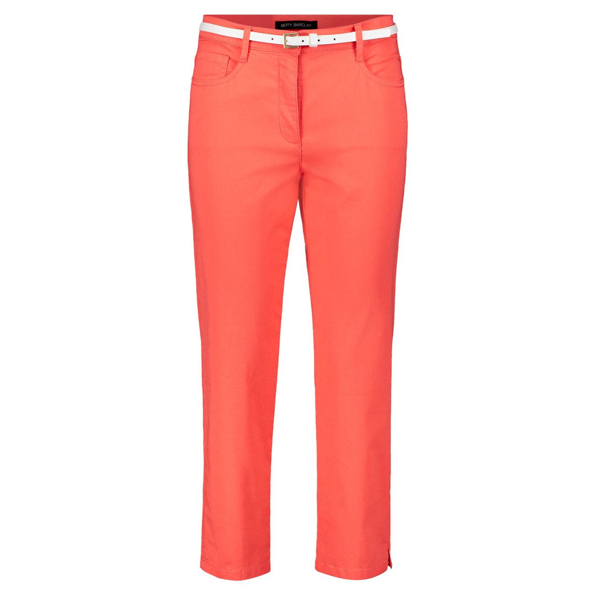 Pantalon d'été à ceinture hot coral, BETTY BARCLAY