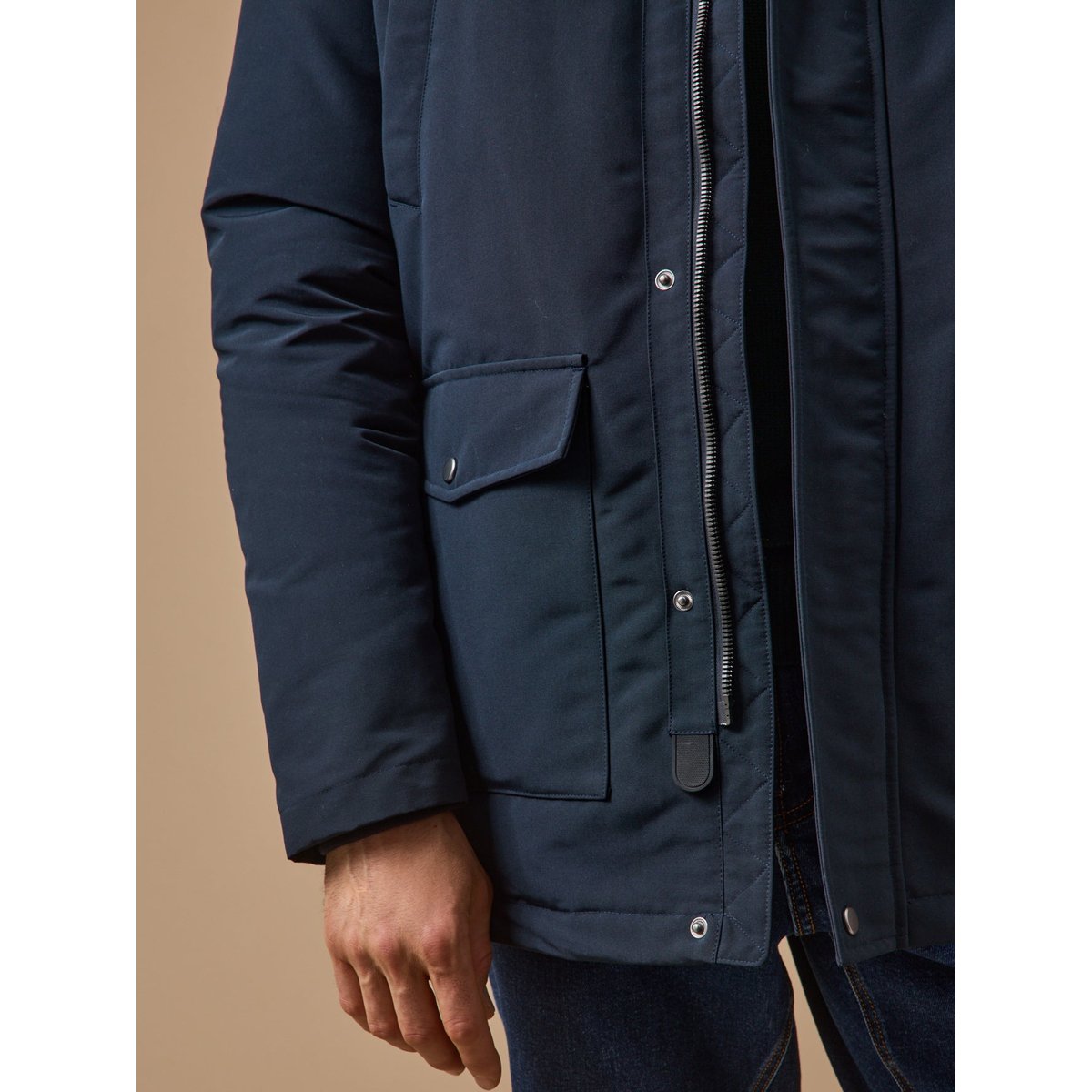 Parka mi-longue encre, CYRILLUS