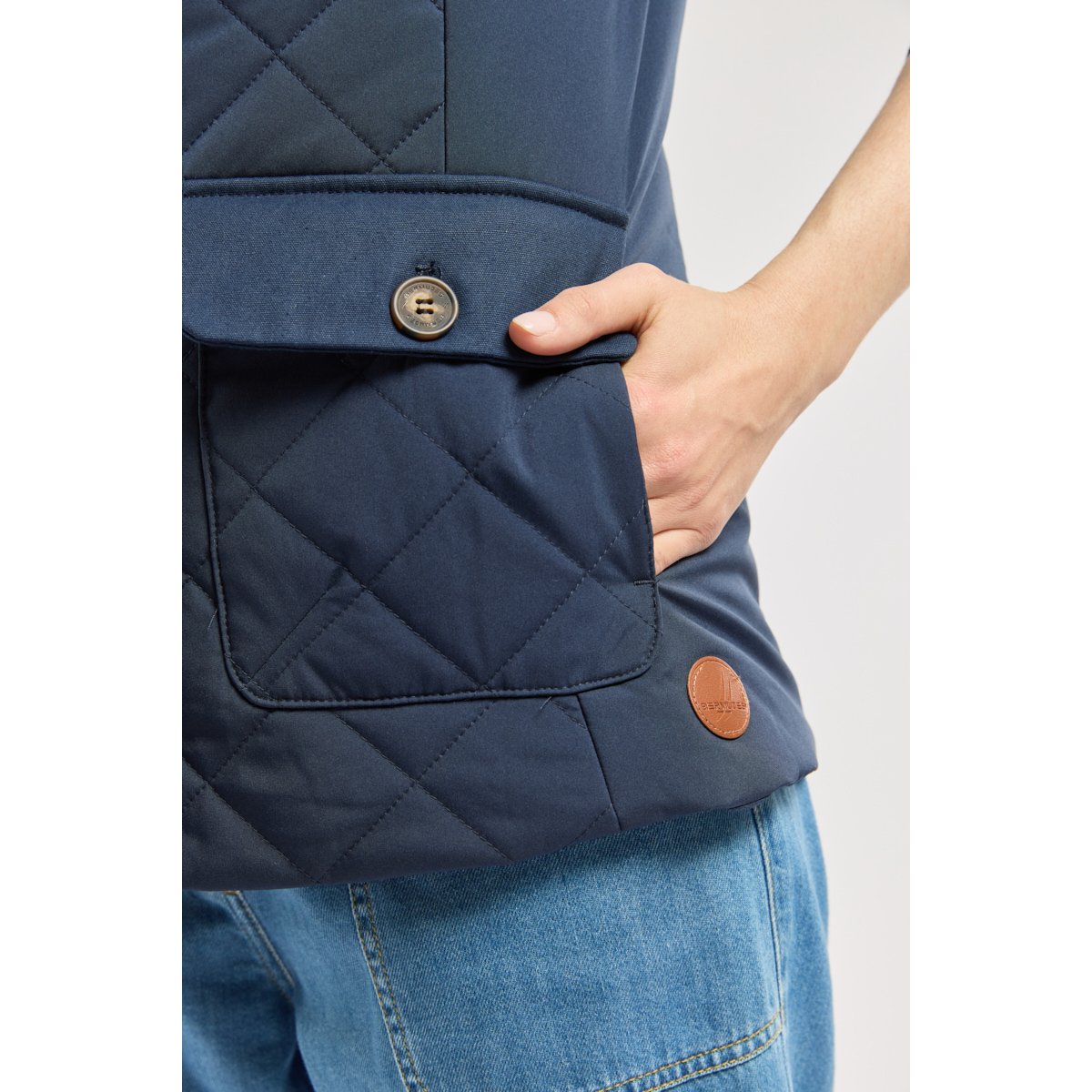 Veste sans manche BACCARAT marine, BERMUDES