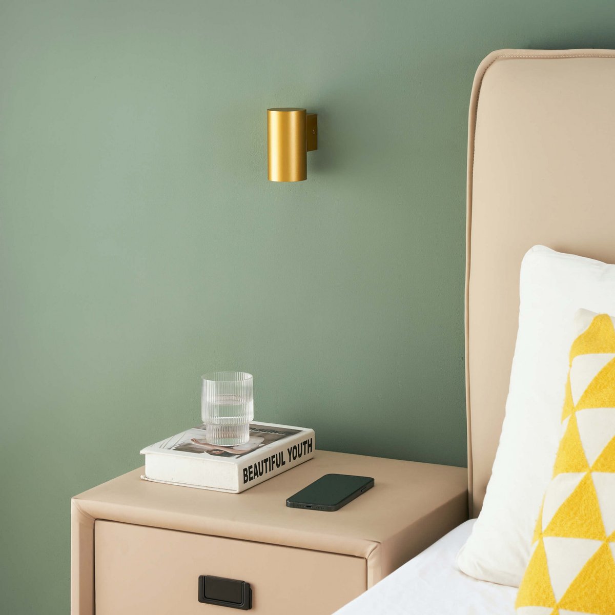 Petite applique murale moderne - LIV doré / laiton, KOSILUM