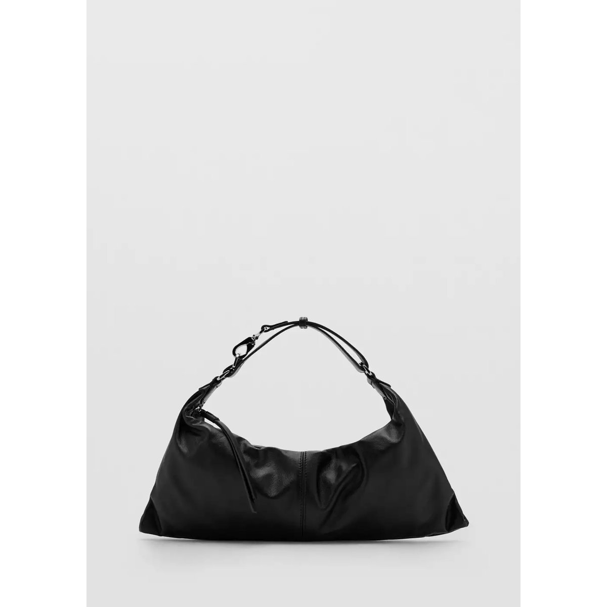 Sac 100 % cuir bovin noir, MANGO