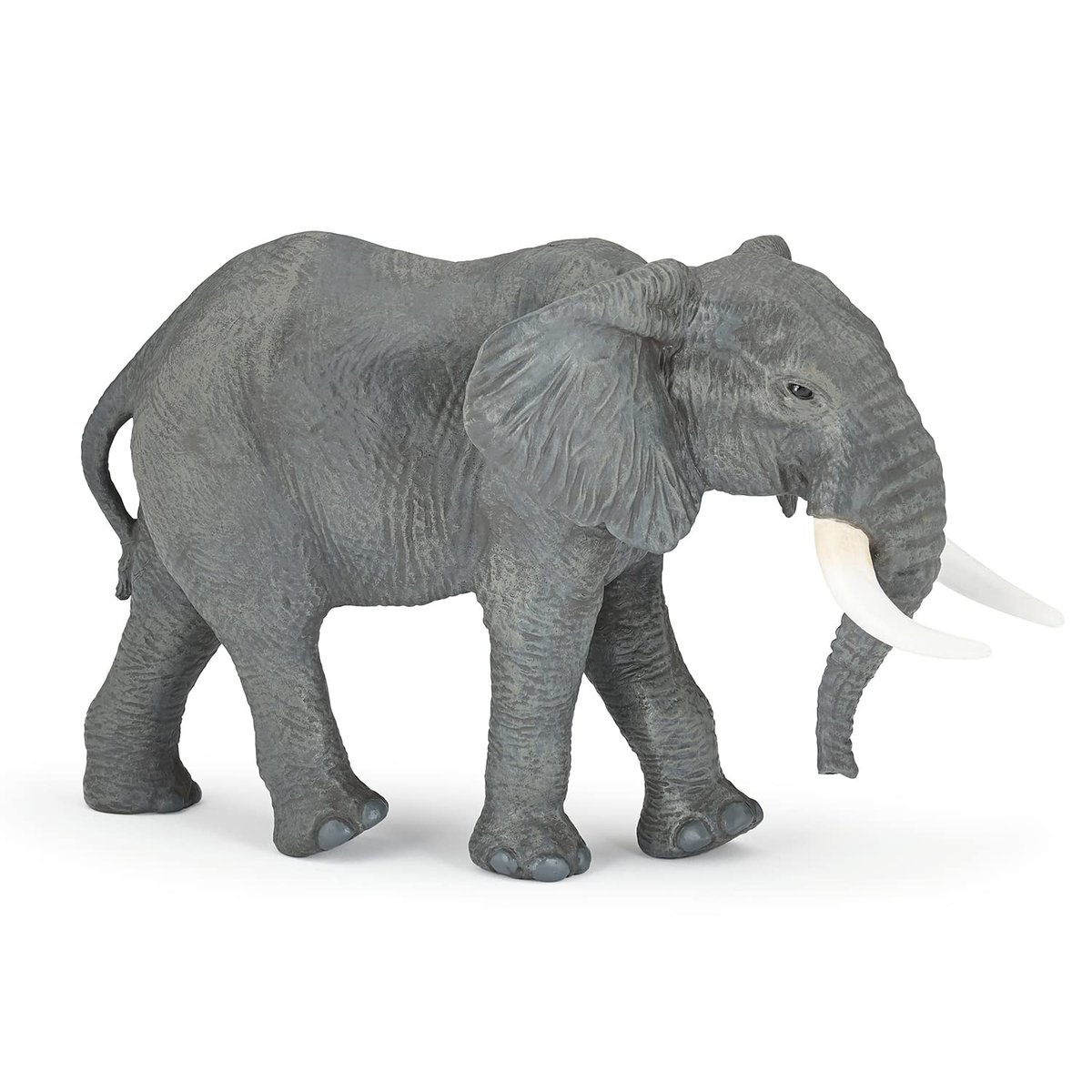 Figurine Grand Eléphant d'Afrique gris, PAPO