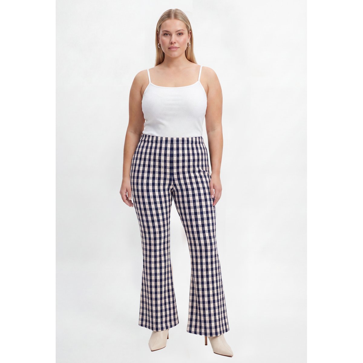 Pantalon Flare Fit bleu, YOEK