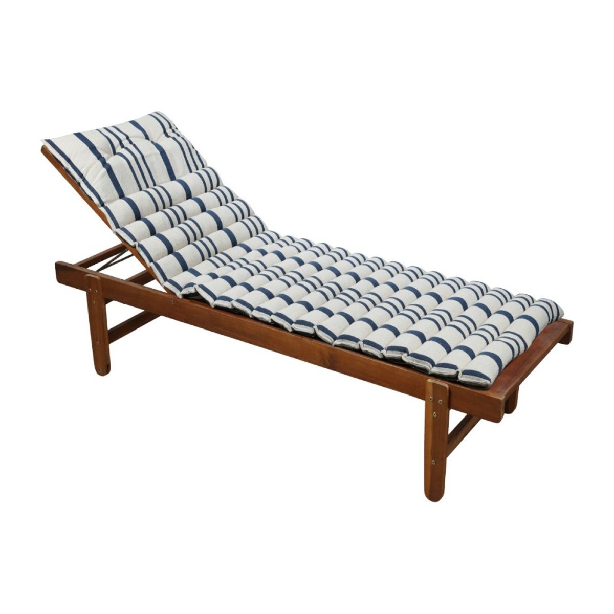 Coussin De Bain De Soleil 60x180 Rayures Bleu bleu, DECORATIE