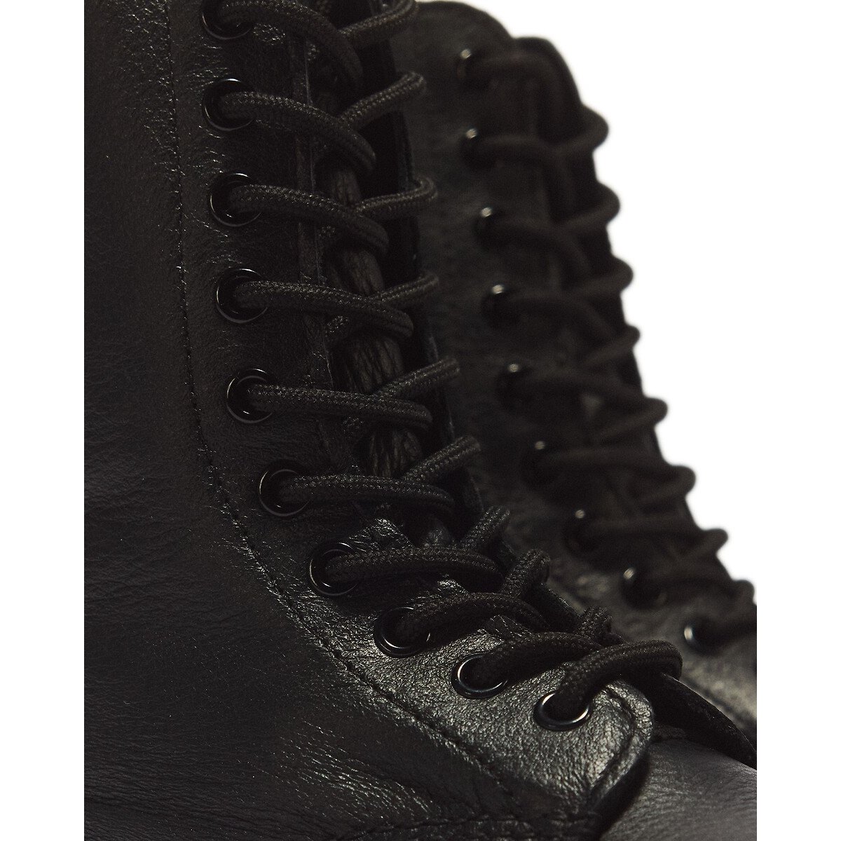 Boots montantes 1490 en cuir Virginia noir, DR. MARTENS