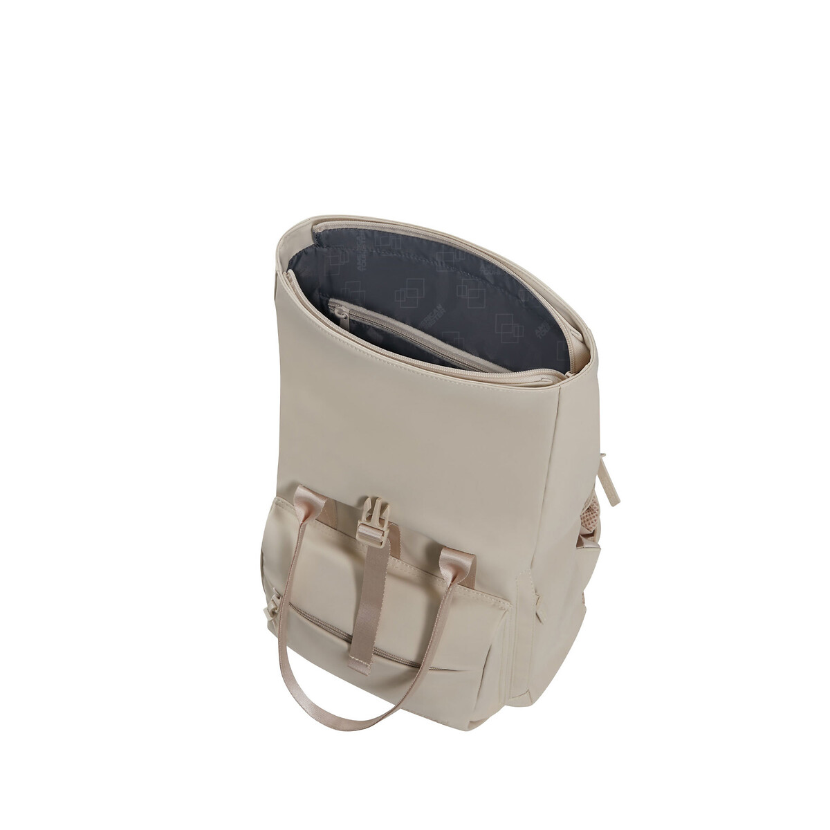 Mochila de Mulher City Mono Urban Groove, 17L, American Tourister bege, AMERICAN TOURISTER