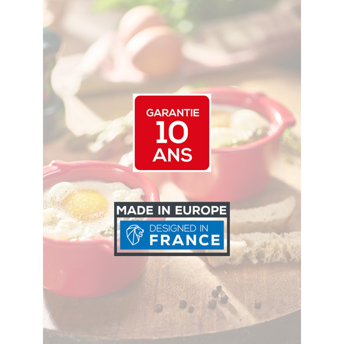 Duo de ramequins en céramique 20cl APPOLIA ardoise, PEUGEOT