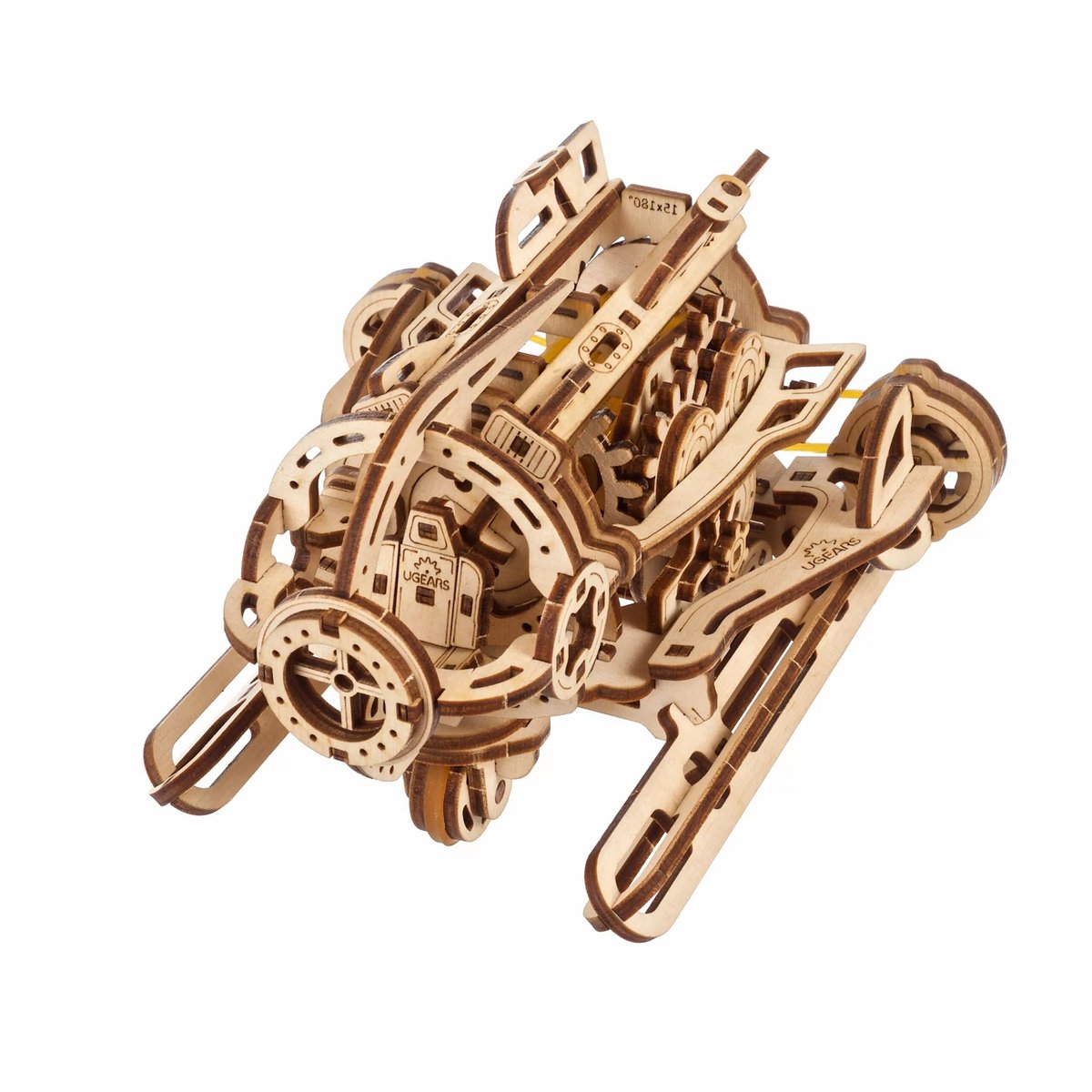 Puzzle 3D Mini Sous marin Steampunk beige, UGEARS