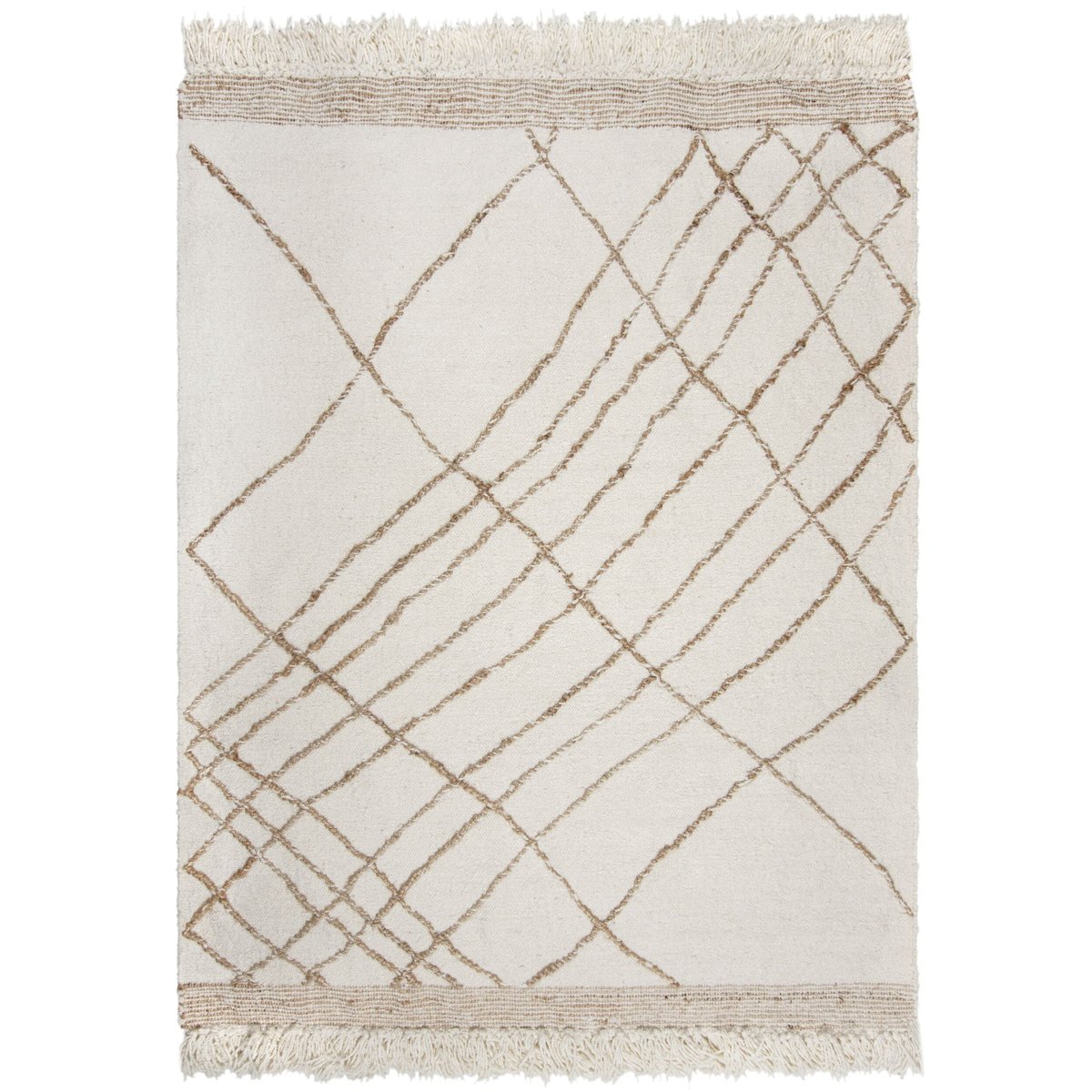 Tapis en laine LINEAR beige, FLAIR RUGS