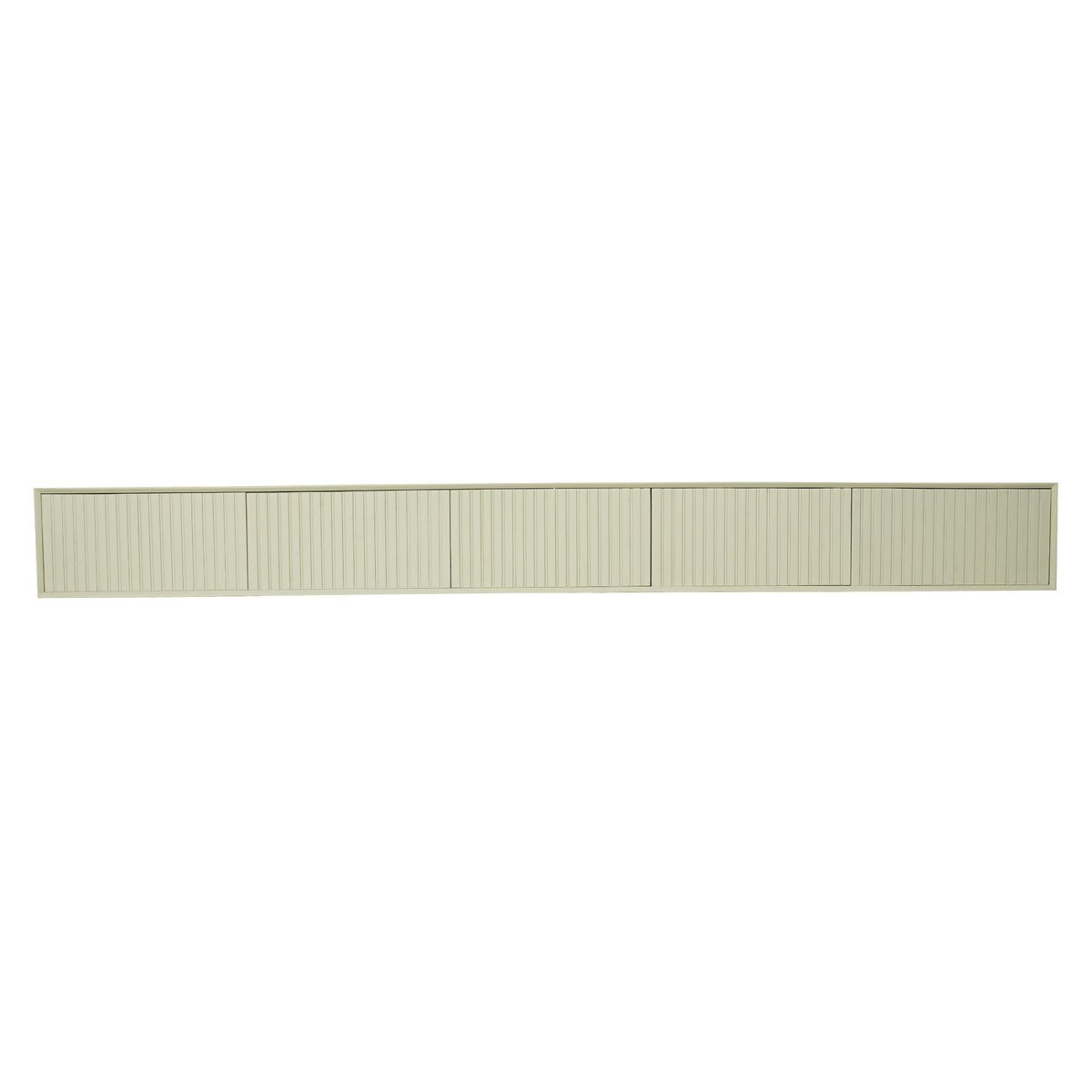 Meuble TV suspendu 5 portes CORTINA beige, PIER IMPORT