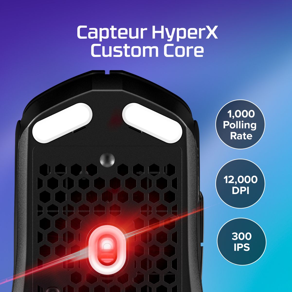 Souris Gamer Sans Fil Pulsefire Haste 2 Core Noire couleur unique, HYPER