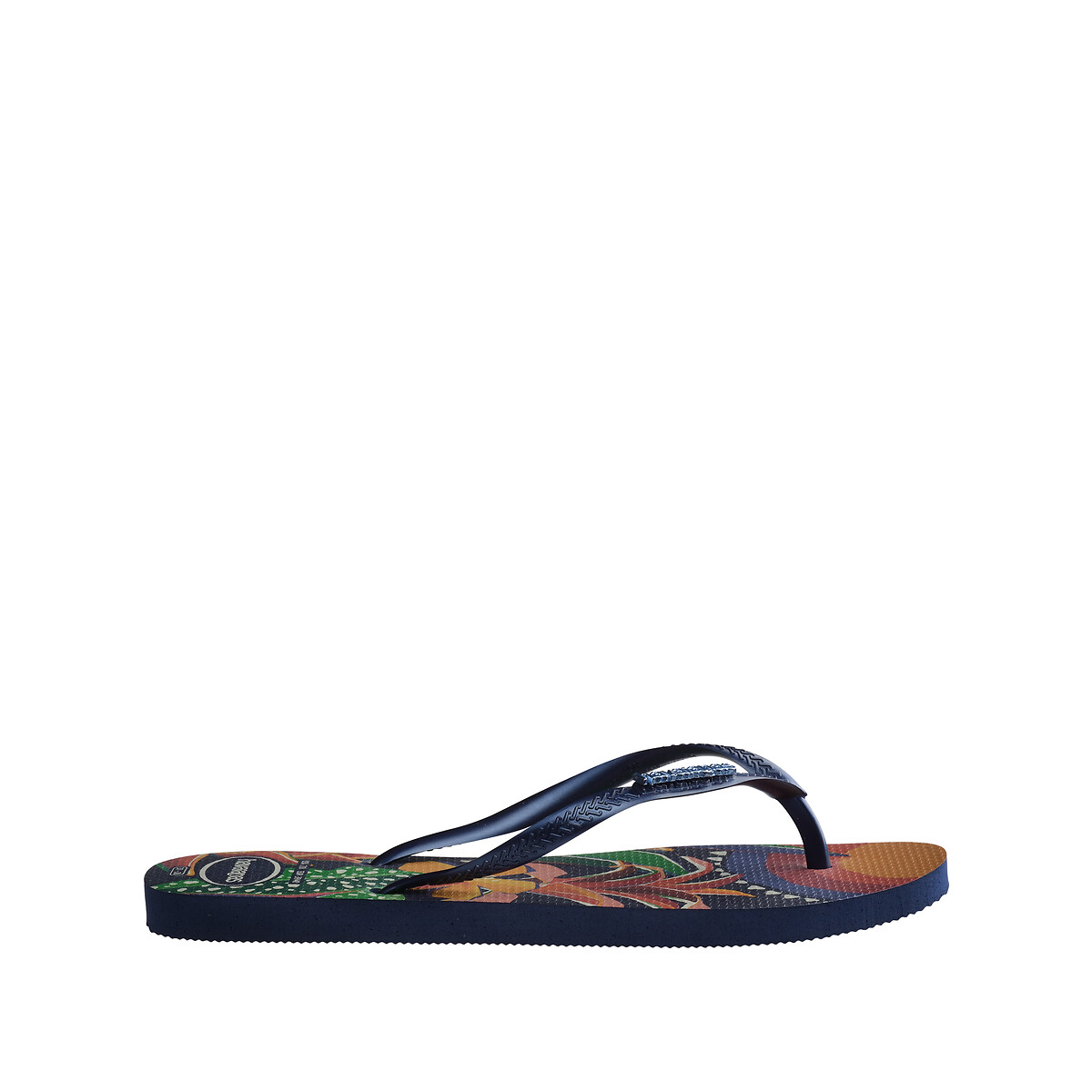 Tongs Slim Tropical bleu multicolore, HAVAIANAS