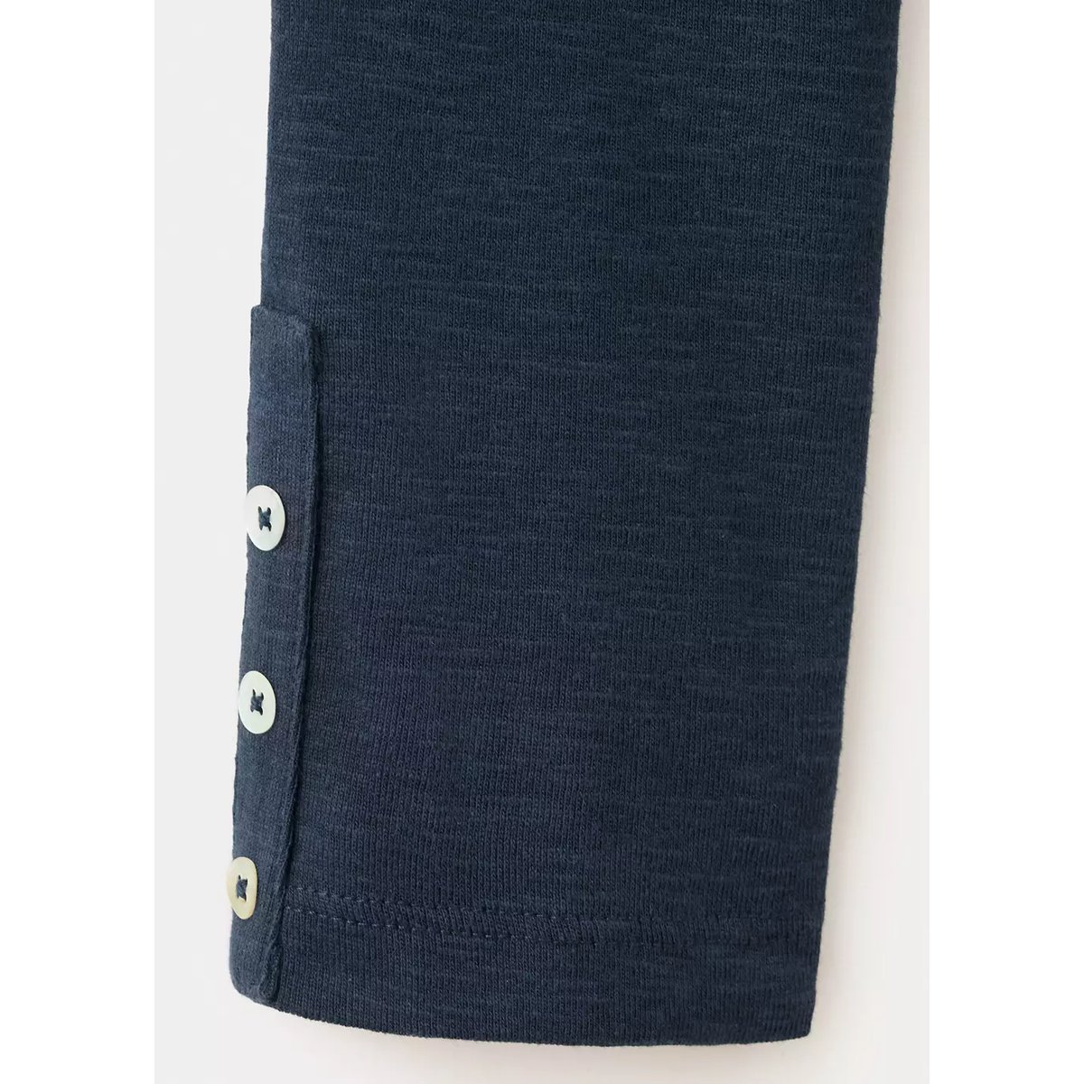 T-shirt à manches longues avec boutons décoratifs bleu marine, MANGO TEEN
