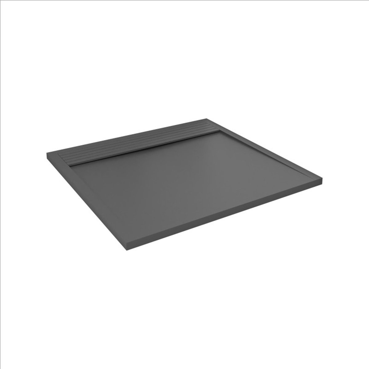 Receveur de douche en béton extra-plat JOSEPH gris, MOB IN