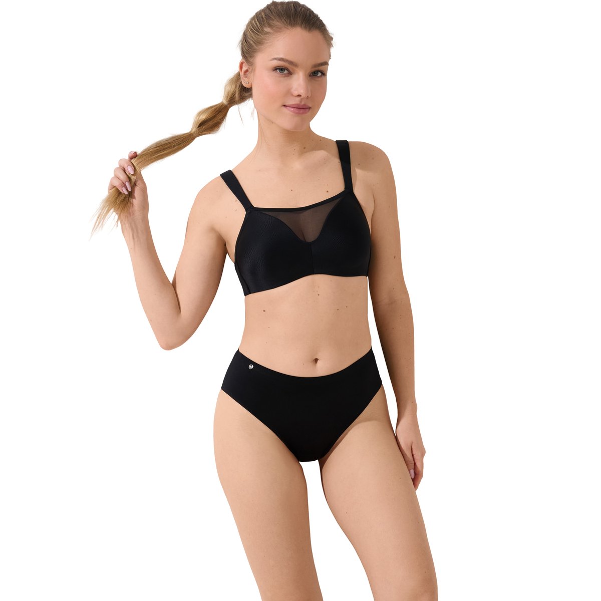 Soutien-gorge préformé sans armatures Lifestyle noir, LISCA
