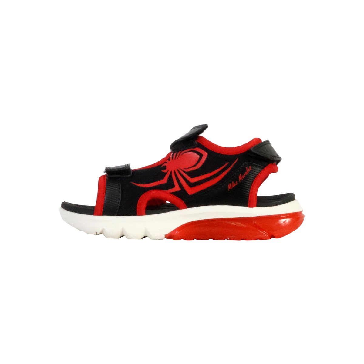 Sandales à Scratch Ciberdron noir/rouge, GEOX