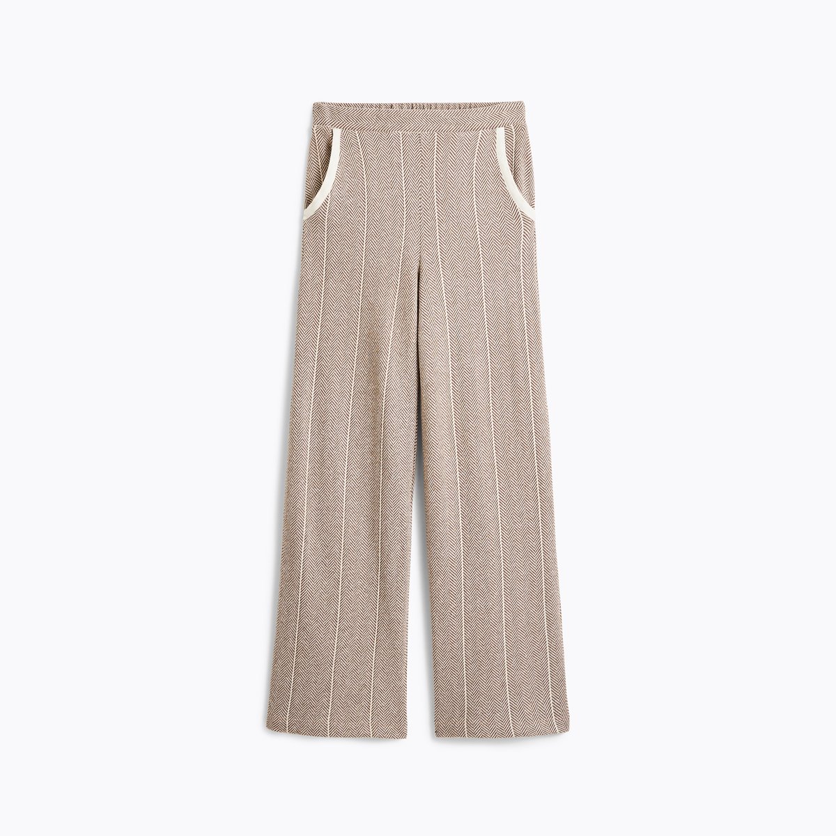Pantalon  en coton EXQUISE ecru, LAURENCE TAVERNIER