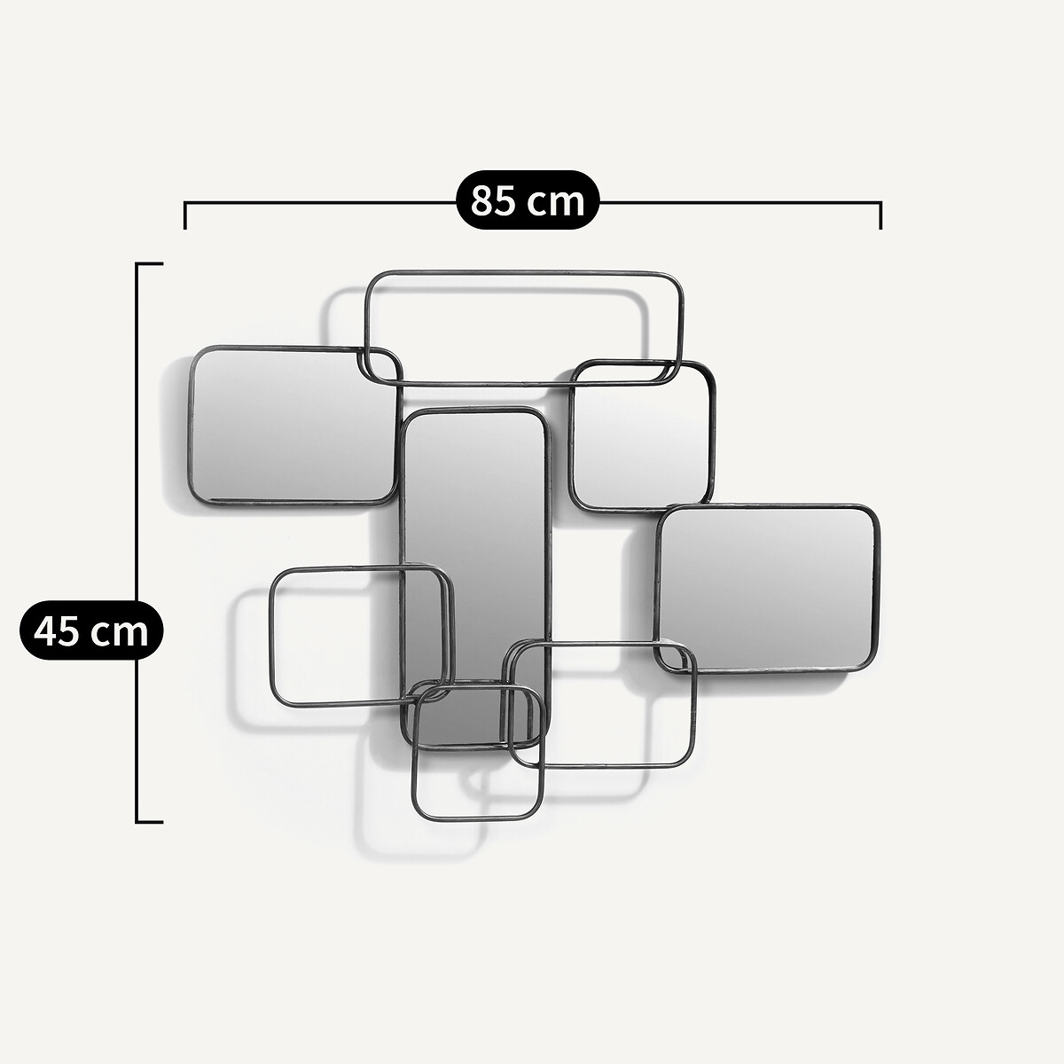 Dédale Wall Mirror W85 X H64cm aged finish, AM.PM