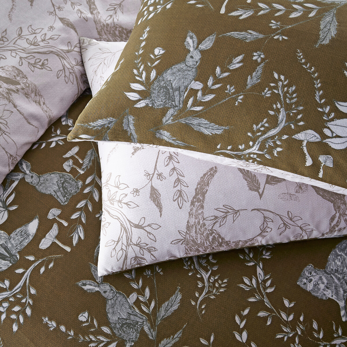 Buckthorn Cotton Blend Duvet Cover and Pillowcase Set multi-coloured, FURN.