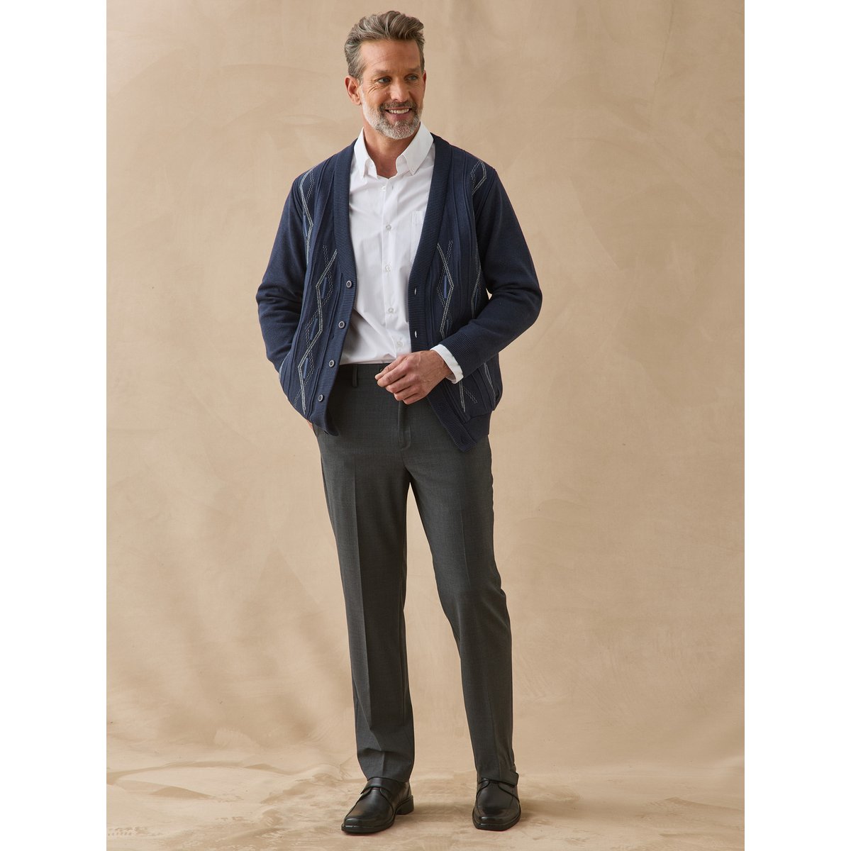 Pantalon ville élastiqué gris, DAXON