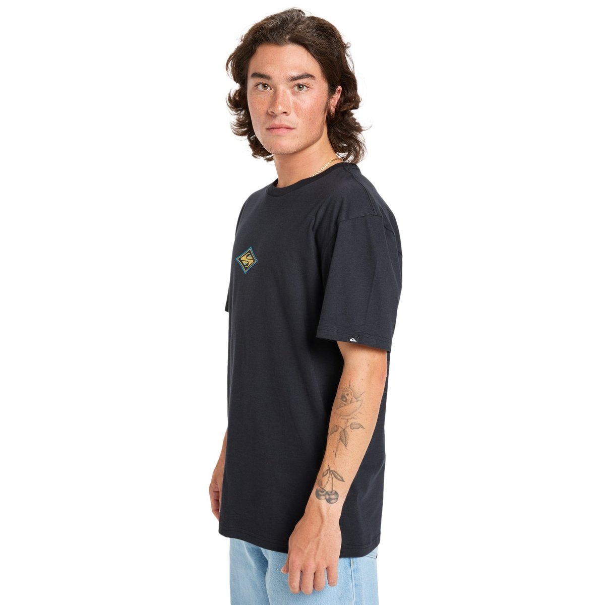 T-shirt à manches courtes EV SWELL OVATION noir black, QUIKSILVER