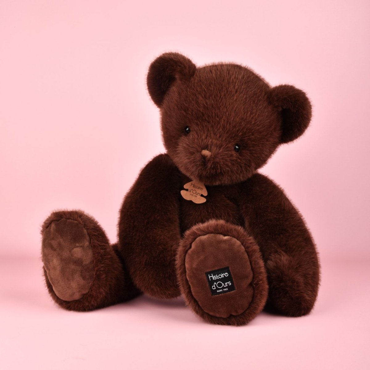 Peluche ours rouge, HISTOIRE D'OURS