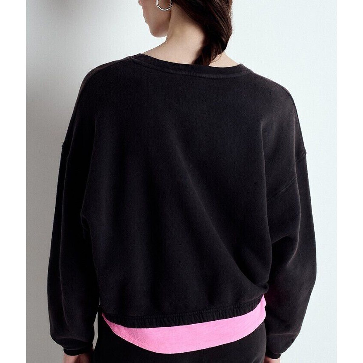 Sweat col rond IZUBIRD réglisse, AMERICAN VINTAGE