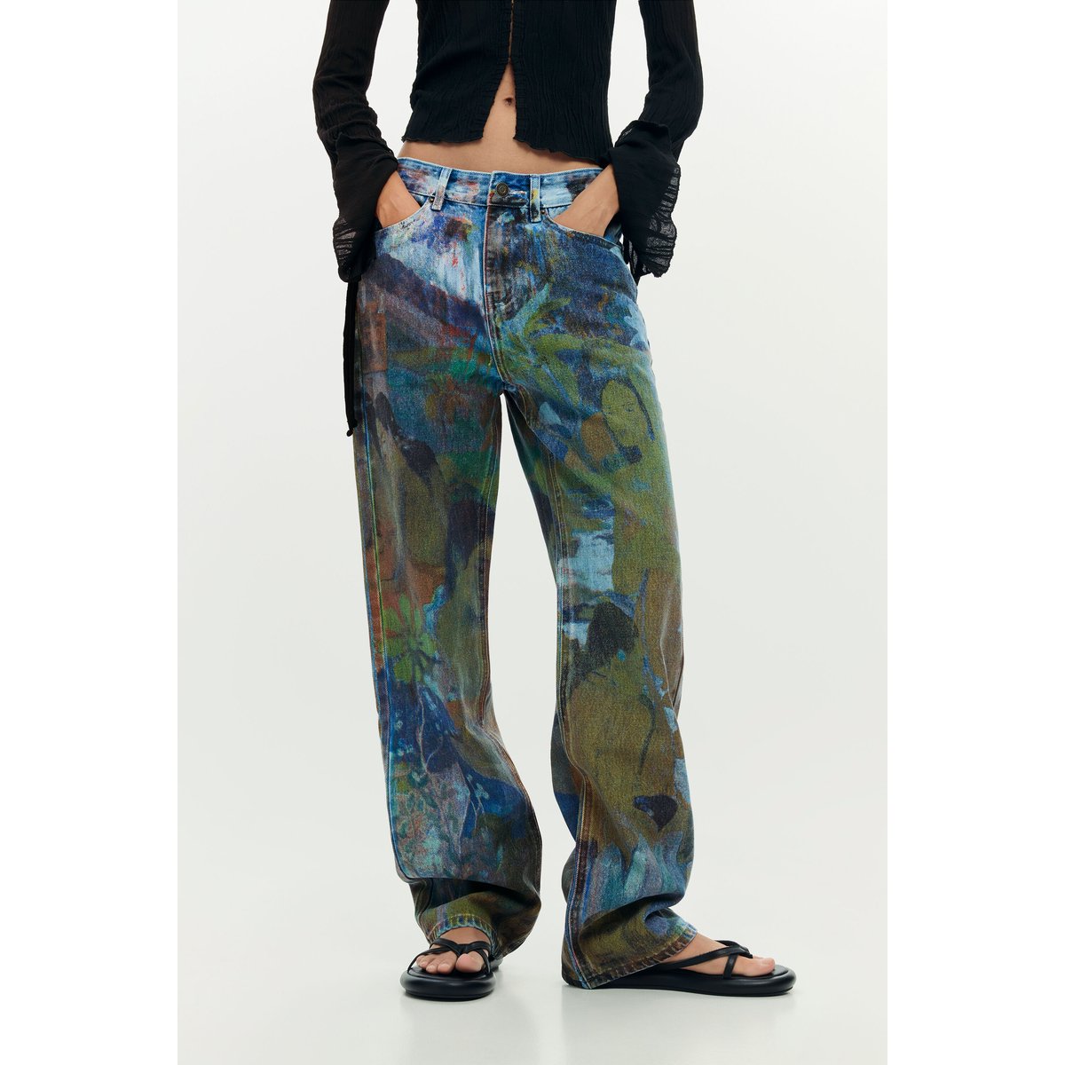 Jean gaugin bleu, DESIGUAL