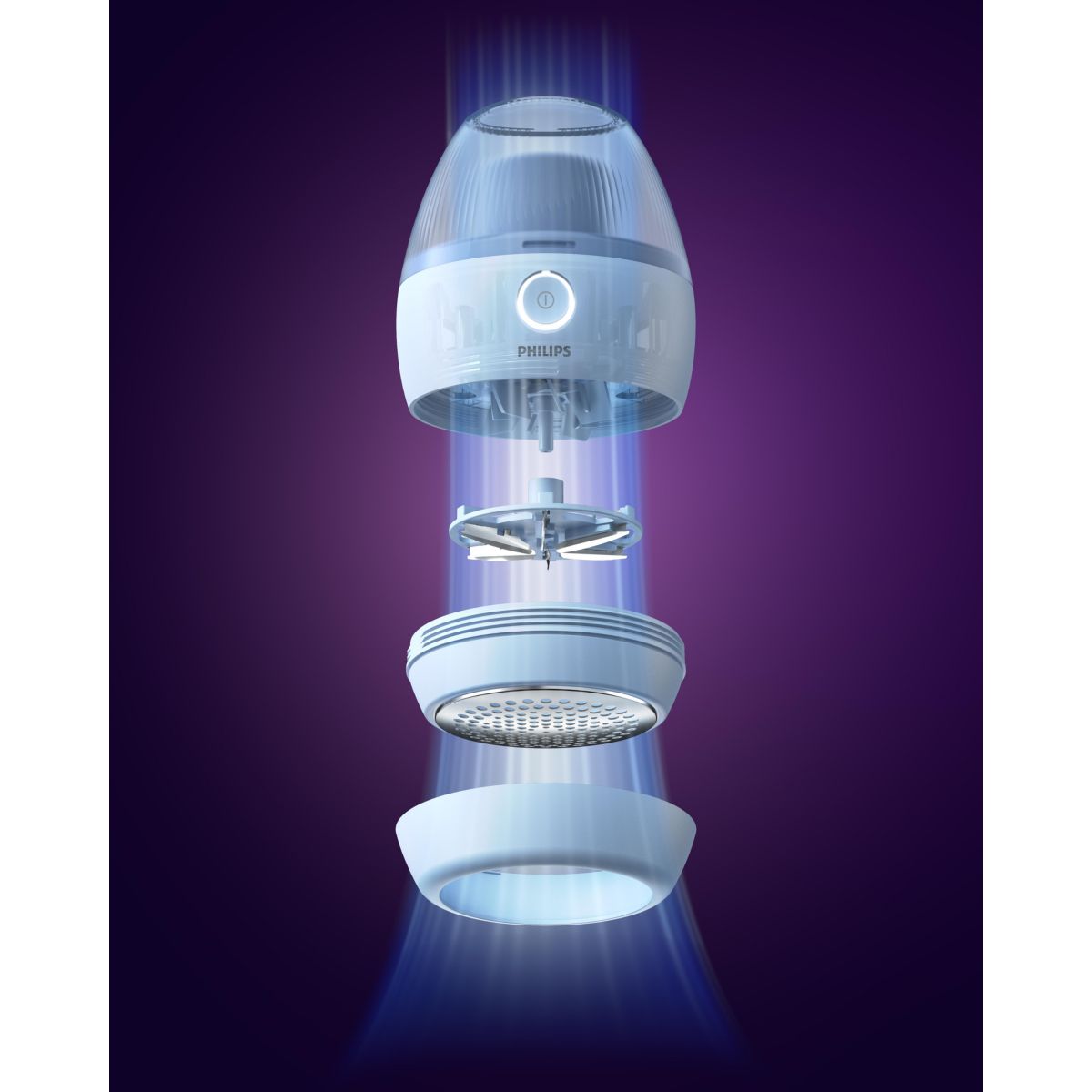 Rasoir Anti-bouloches GCA2100/20 rase bouloche 6 lames, USB C, Bleu couleur unique, PHILIPS
