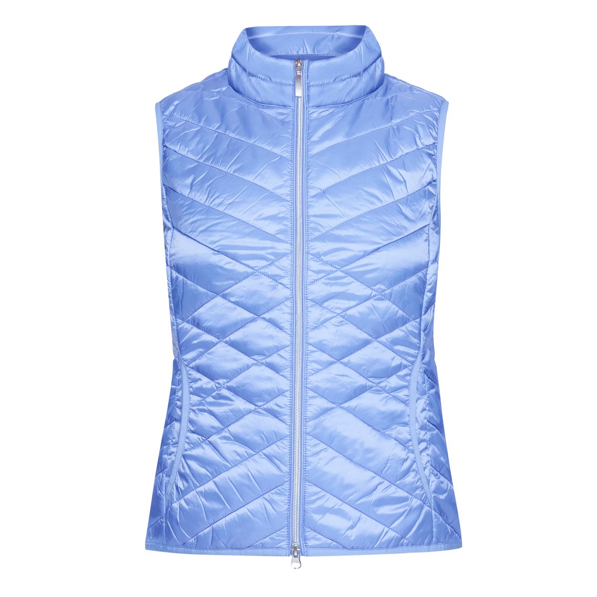 Veste sans manches matelassée à fermeture zippée azurine, BETTY BARCLAY